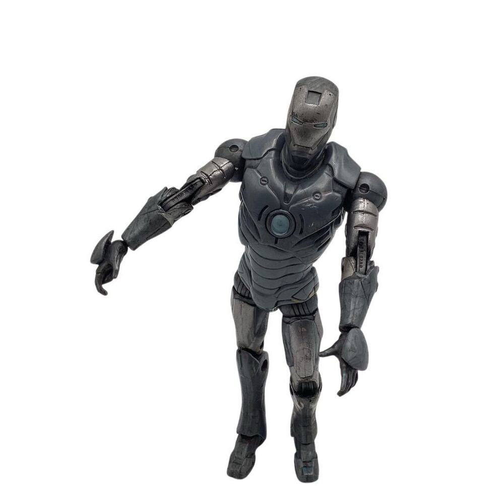 Marvel Legends Iron Man Mark II 6" Action Figure Hasbro 2008 Silver‎